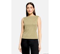 Trägertop mit Schmucksteinen Soft Olive 40