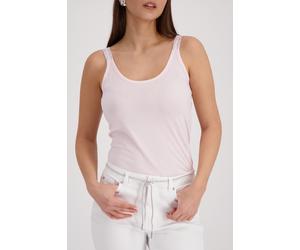 Trägertop MONARI, Damen, Gr. 34, rosa, Web, Obermaterial: 50% Baumwolle, 50% Modal, unifarben, regular fit taillenbedeckt, tiefer Rundhals, Tops Trägertop, Regular fit mit Pailletten-Trägern (21883525