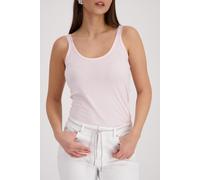 Trägertop MONARI, Damen, Gr. 44, rosa, Web, Obermaterial: 50% Baumwolle, 50% Modal, unifarben, regular fit taillenbedeckt, tiefer Rundhals, Tops Trägertop, Regular fit mit Pailletten-Trägern (21883525