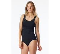 Schiesser Damen Trägertop Unique Micro schwarz Größe 46