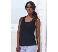 VIVANCE Trägertop Damen creme, schwarz Gr.44/46