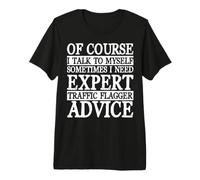 Traffic Flagger Apparel - Best Funny Flaggers Design Premium T-Shirt