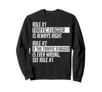 Traffic Flagger Apparel - einzigartiges, lustiges Flagger-Design Sweatshirt
