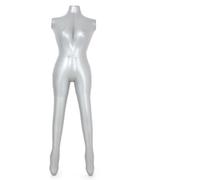 Tragbare, aufblasbare Schaufensterpuppe, weiblich, Ganzkörperkleid, Torso, Präsentationsständer für Kleidung, Hosen, Schmuck, Schals, Einzelhandel, Schaufenster, Größe S, 154 cm