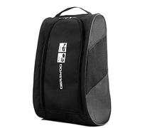Tragbare Fußball schuhtasche, Robuster Golf Schuhbeutel Soccer Shoe Bag für Herren, Damen, Jungen, Mädchen, Sport (Schwarz)