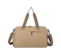Tragbare Gepäcktasche 1 Stück solide Oxford-Spinnprodukt-Reisetasche, große Kapazität, multifunktionale, lässige Umhängetasche, weiche Reisetaschen(Khaki)