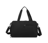 Tragbare Gepäcktasche 2 Stück weiche Reisetaschen, solide Oxford-Spinning-Produkt-Reisetasche, große Kapazität, multifunktional, lässig, süße Umhängetasche(Black)