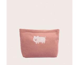 Tragbare Große Kapazität Aufbewahrungstasche Für Damenbinden, 1 Stück Kuh-muster Wasserdiche Tasche, Kosmetik-tasche, Kreatives Aufbewahrungstasche, N