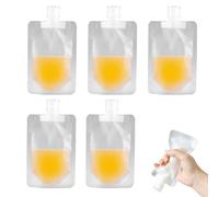 Tragbare Make-up-Tasche für unterwegs, 2025, verbesserte Flüssigkeitsbeutel für Reisen, nachfüllbare Flüssigkeitsbeutel für Shampoo, Conditioner, Lotion, Seife, 30 ml, 5 Pack, Flüssigkeitsbeutel für