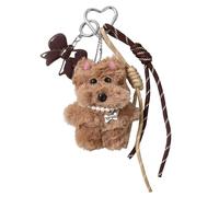 Tragbare Plüsch-Hundespielzeug-Tasche, Charm, Clip-on-Design, Taschenanhänger für Rucksäcke, Handtaschen, einfach zu tragen, für den täglichen Gebrauch, Pendeln, Schule, Rucksack-Zubehör