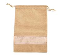 Tragbare Reise-Schuhbeutel, staubdicht, mit Kordelzug, platzsparend, 5 Stück, beige, Large(16.5 x 11.8 inch)