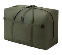 Tragbare Reisetasche, 60 x 42 x 30 cm, robuste Oxford-Reisetasche für Fitnessstudio, Sport, Übernachtungen, leichte faltbare Reisetasche mit Gurt, Schwarz , F, Faltbare Aufbewahrungstasche