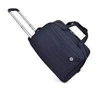 Tragbare Rollende Reisetasche, Wasserdichte Reisetasche Aus Oxford-Stoff Mit Rädern, Leichtes Handgepäck, Wochenendtasche For Die Reise, Weicher Koffer For Männer Und Frauen ( Farbe : Zwart , Size : S