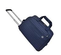 Tragbare Rollende Reisetasche, Wasserdichte Reisetasche Aus Oxford-Stoff Mit Rädern, Leichtes Handgepäck, Wochenendtasche For Die Reise, Weicher Koffer For Männer Und Frauen ( Farbe : Blau , Size : S