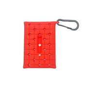 Tragbare SSD-Festplatten-Silikon-Schutzhülle für Samsung T7/T7 Touch, leicht Anti-Scratch Soft Sleeve Skin Cover mit Haken, ultradünne Aufbewahrungsbox (T7 red)
