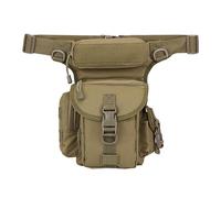 Tragbarer Beutel, Wasserdichter Oberschenkel Taillenbeutel mit Verstellbaren Trägern und Praktischen Taschen für Wanderung, Reisen, Outdoor - 800D Oxford Stoff für Erwachsene Unisex