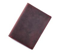 Tragbarer Kartenhalter aus Leder, Vintage-Stil, Reisebrieftasche mit Dokumentenaufbewahrung für Business und Alltag (Männer und Frauen), Kartenetui