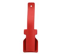 Tragbarer Schuhlöffel für und Erwachsene, Ergonomischer Schuhhelfer für Unterwegs, Kompakt, 17 X 5 Cm (Rot)