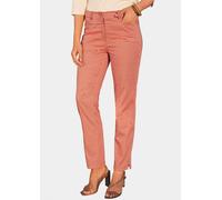 Trageangenehme Hose mit grafischem Minimaldruck orange 52