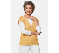 Trageangenehmer Pullunder mit modischem Ausschnitt gelb 24