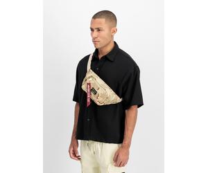 Tragetasche ALPHA INDUSTRIES "Crew Waist Bag Camo", beige (desert camo 91 small), Shell: 100% Nylon. Lining: 100% Nylon, Taschen (16598801-0) desert camo 91 small