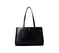 Tragetasche CALVIN KLEIN "CK MEDIUM WORK TOTE", Damen, Gr. B/H/T: 36cm x 23cm x 15cm, schwarz, Lederimitat, unifarben, Taschen, Tragetasche, Schultertasche mit Reißverschluss-Innenfach (41527565-0) sc