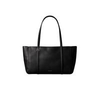 Tragetasche CALVIN KLEIN "EMBLEM HW PEBBLE TOTE", Damen, Gr. B/H/T: 36cm x 26,5cm x 14cm, schwarz, Lederimitat, Taschen, Handtasche, Henkeltasche, Schultertasche mit Logoschriftzug (33899365-0) schwar