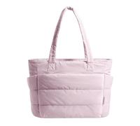 Tragetasche für Damen, leichte, bauschige Tragetasche mit Fächern, Schultertasche, Handtasche für Reisen, Arbeit, Fitnessstudio, leichte bauschige Tragetasche mit Fächern, gesteppt, für Reisen, Arbeit