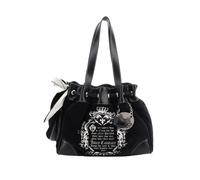 Tragetasche JUICY COUTURE "DAYDREAMER FAIRY L.D. HANDLE BAG.. Damen", Damen, Gr. onesize, schwarz, Polyester, Polyurethan, Taschen, Tragetasche Damen, Shopper, Einkaufstasche, Fashion, Lifestyle, Sale