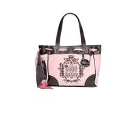 Tragetasche JUICY COUTURE "DAYDREAMER FAIRY L.D. HANDLE BAG.. Damen", Kinder, Gr. onesize, juicy pink, Polyester, Polyurethan, Taschen, Tragetasche Damen, Shopper, Einkaufstasche, Fashion, Lifestyle,
