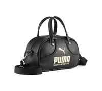 Tragetasche PUMA "PUMA 1976 Archive 2,5 l Mini-Tragetasche Erwachsene", Gr. B/H/T: 23cm x 13,5cm x 9,5cm onesize, schwarz alpine snow weiß, Taschen (76113022-0) schwarz alpine snow weiß