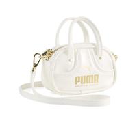Tragetasche PUMA "PUMA 1976 Pocket 0,5 l Tragetasche Damen", Damen, Gr. B/H/T: 36cm x 7,5cm x 4cm onesize, weiß (weiß archive gold gelb), Polyester, Taschen (66117942-0) weiß archive gold gelb