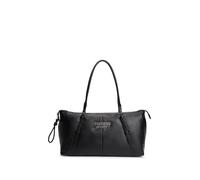Tragetasche TOMMY JEANS "TJW BOLD EW TOTE", Gr. B/H/T: 42cm x 25,5cm x 20cm, schwarz, Lederimitat, Taschen, Unisex Tragetasche, Umhängetasche, Weekender mit Tommy Jeans Logo (61252742-0) schwarz