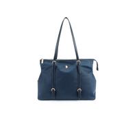 Tragetasche U.S. POLO ASSN. "HOUSTON SHOPPING BAG Damen", Damen, Gr. B/H/T: 14cm x 26cm onesize, blau (navy), Polyester, Polyurethan, Taschen, Tragetasche Damen, Shopper, Einkaufstasche, Fashion, Life