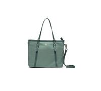 Tragetasche U.S. POLO ASSN. "HOUSTON SHOPPING BAG SHOPPER Damen", Damen, Gr. B/H/T: 14cm x 37cm x 14cm onesize, grün, Polyester, Polyurethan, Taschen, Tragetasche Damen, Shopper, Einkaufstasche, Fashi