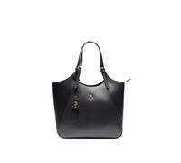 Tragetasche U.S. POLO ASSN. "JONES LARGE SHOPPING BAG SHOPPER Damen", Damen, Gr. B/H/T: 15cm onesize, schwarz, Polyurethan, Taschen, Tragetasche Damen, Shopper, Einkaufstasche, Fashion, Lifestyle, Sal