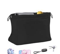 Tragetaschen-Organizer - Aufbewahrungsfach, Inneneinteilung mit mehreren Fächern, Filz-Geldbörse für Reisen, Make-up, Lippenstift, Arbeit, Damenhandtaschen, Kosmetikhalter für Rucksack, tägliche