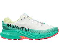 Merrell Trail-Laufschuhe Agility Peak 5 (angenehmer Tragekomfort, Rock Plate) weiss/türkis Herren, Größe Euro (US) 42 (8,5)