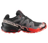 trail schuhe salomon speedcross 6 gtx schwarz rot herren 44.2/3