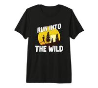 Trailrun „Lauf in die Wildnis“ Premium T-Shirt