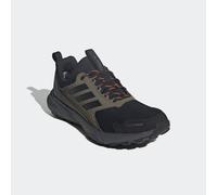 Trailrunningschuh ADIDAS TERREX "TERREX TRACEFINDER 2 CLIMAPROOF TRAILRUNNING", Gr. 43, olive strata, core schwarz, semi impact orange, Textil, Synthetik, sportlich, Schuhe, Trail-Runningschuhe (36687