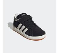 Trailrunningschuh ADIDAS SPORTSWEAR "GRAND COURT 00S KIDS", Mädchen, Gr. 30, weiß (core schwarz, sanftes weiß, gum10), Leder, Textil, Schuhe, Design auf den Spuren des adidas Campus 00, für Kinder & J