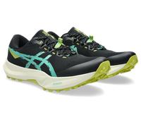Trailrunningschuh ASICS "FUJI LITE 6", Herren, Gr. 42, schwarz, aurora grün, Textil, Schuhe, leichter Trailrunningschuhe (84164830-42) schwarz, aurora grün