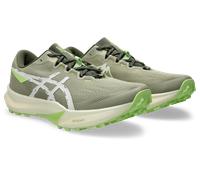 Trailrunningschuh ASICS "FUJI LITE 6", Herren, Gr. 46,5, grün (khaki, cream), Textil, Schuhe, leichter Trailrunningschuhe (55097205-46,5) khaki, cream