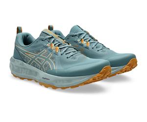 Trailrunningschuh ASICS "GEL-SONOMA 8", Herren, Gr. 44, blau (foggy teal, ocean haze), Synthetik, Schuhe, für anspruchsvolles Gelände, profilierte Außensohle (95909820-44) foggy teal, ocean haze