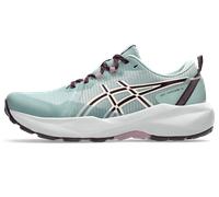 Trailrunningschuh ASICS "GEL-VENTURE 11", Damen, Gr. 39, grün (ocean haze, schwarz aubergine), Synthetik, Schuhe, mit profiliertem Gummi-Laufsohlenprofil, mit AMPLIFOAM PLUS Dämpfung, Topseller (67796