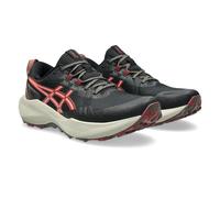Trailrunningschuh ASICS "GEL-VENTURE 11", Damen, Gr. 43,5, schwarz, sun coral, Synthetik, Schuhe, mit profiliertem Gummi-Laufsohlenprofil, mit AMPLIFOAM PLUS Dämpfung (55854633-43,5) schwarz, sun cora