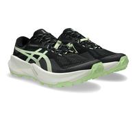 Trailrunningschuh ASICS "TRABUCO 14", Herren, Gr. 48, schwarz (schwarz, illuminate gelb), Synthetik, Schuhe, profiliertes Laufsohlenprofil, mit Gummilaufsohle, mit Schnürung (11238430-48) schwarz, ill