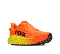 Trailrunningschuh HOKA ONE ONE "CHALLENGER 8", Herren, Gr. 46, neon tangerine, hoka citrus, Synthetik, Textil, Schuhe, für anspruchsvolles Gelände, stark profiliertes Laufsohlenprofil (42097433-46) ne