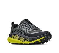 Trailrunningschuh HOKA ONE ONE "Stinson 8", Herren, Gr. 43, grau (schwarz, hoka citrus), Synthetik, Textil, Schuhe, für anspruchsvolles Gelände, stark profiliertes Laufsohlenprofil (88283532-43) schwa